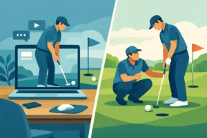 Online Putting Lessons vs In Person
