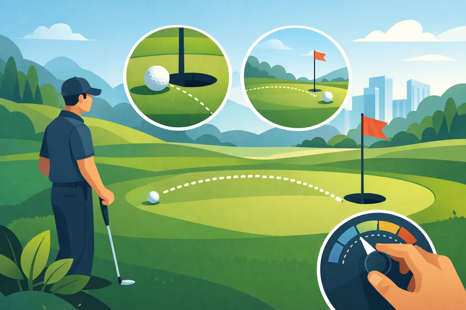 Green Speed Adaptation: Control Distance Anywhere